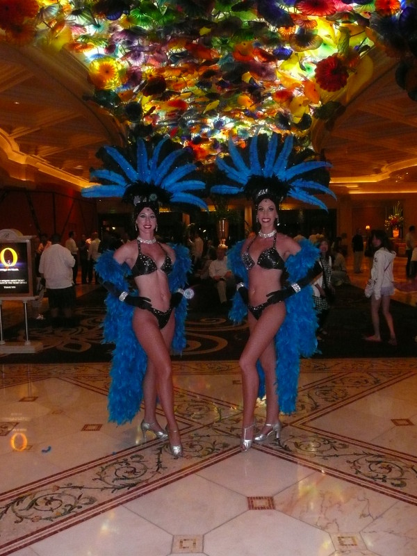 Black & Turquoise Showgirls